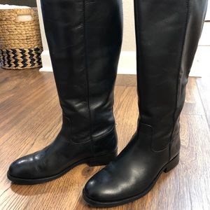 Frye Tall Leather Boots Size 6.5B